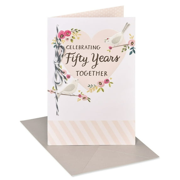 American Greetings 50th Anniversary Card for Couple (Golden Anniversary)