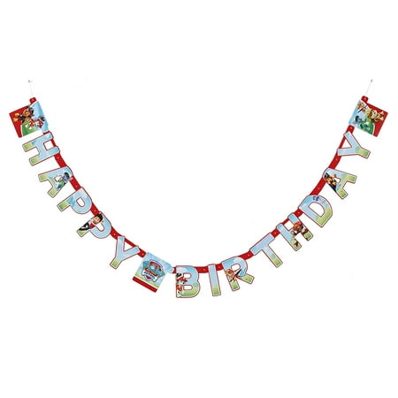 American Greetings 581462 Paw Patrol Party Decorations, Hinged Banner (1-Count)