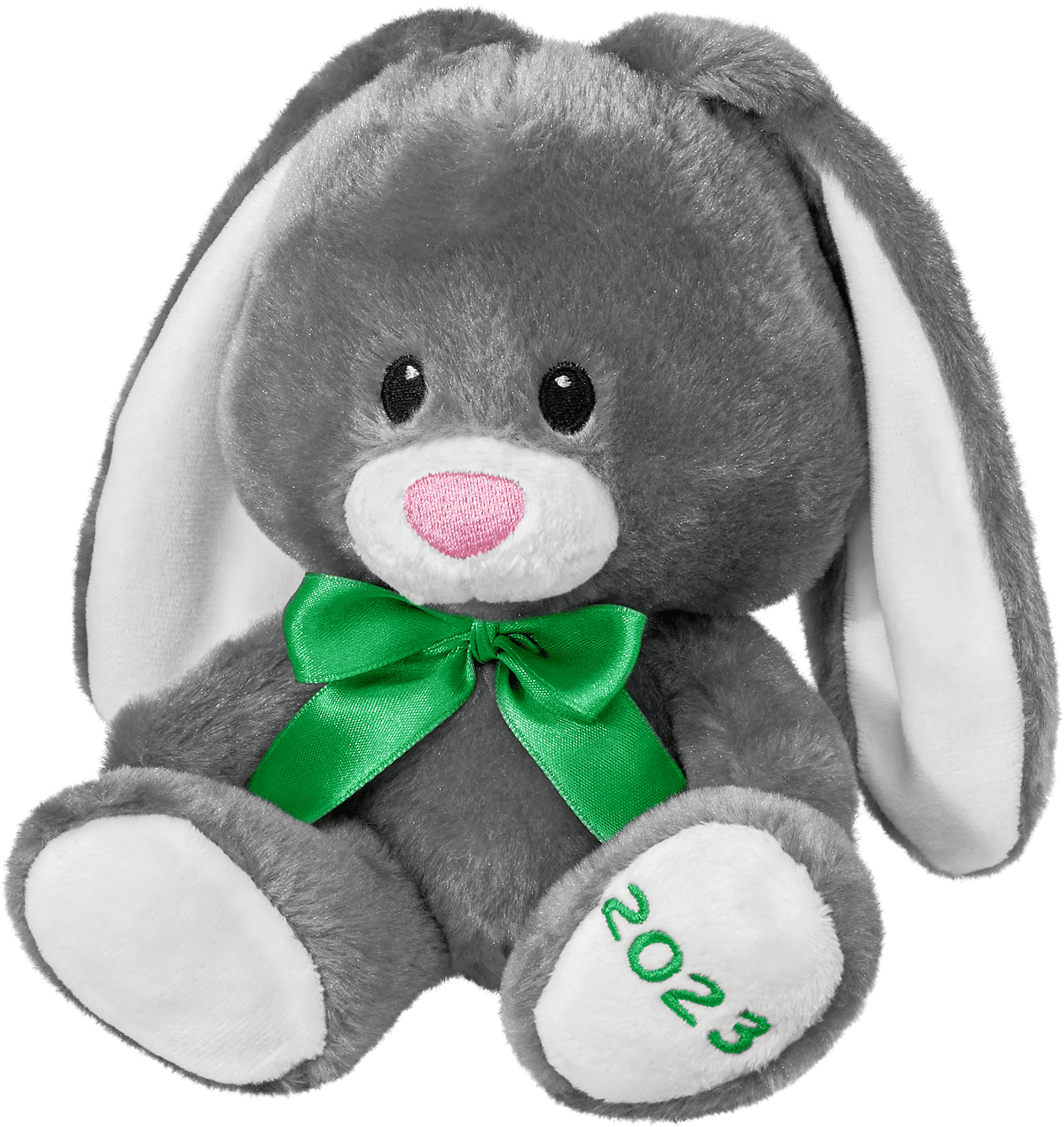 American Greetings 6.5" Easter Plush, Grey Bunny (1Count)