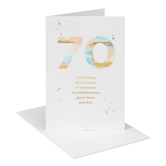 American Greetings 70th Birthday Card for Anyone (Good Times)