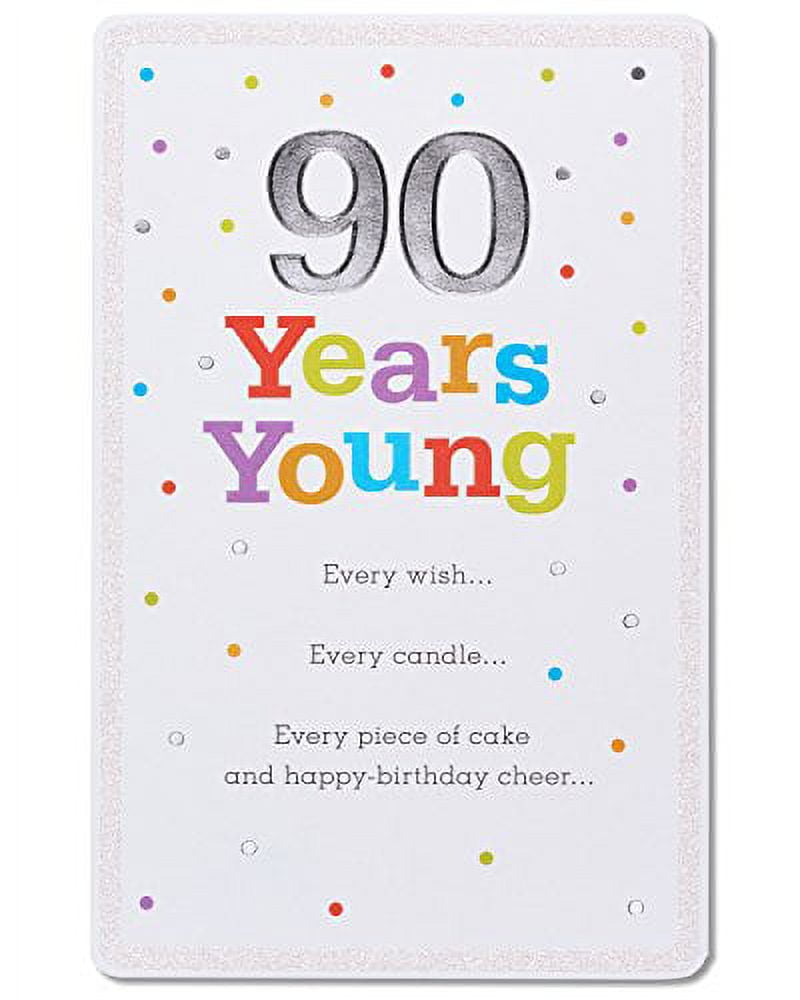 American Greetings 90th Birthday Card (90 Years Young) - Walmart.com