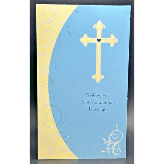 First Communion Greeting Card w/Envelope