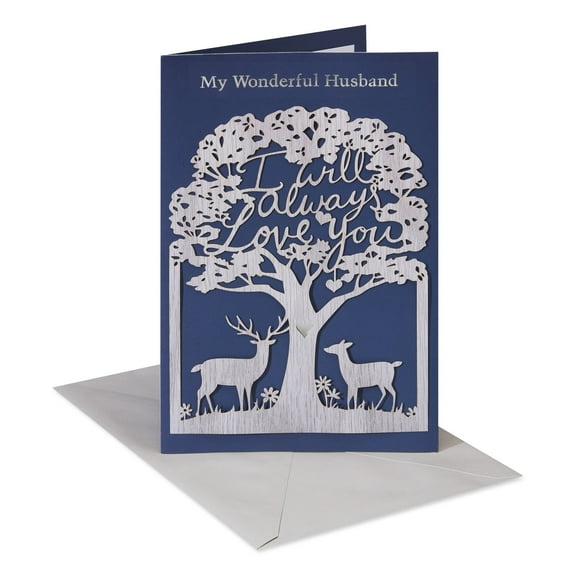American Greetings Romantic Anniversary Card for Husband (Forever Love)