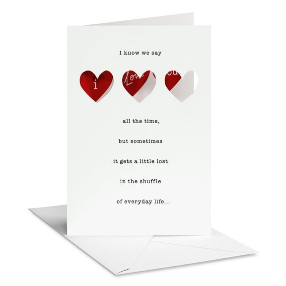 American Greetings Romantic Anniversary Card for Spouse (Hearts and Love)