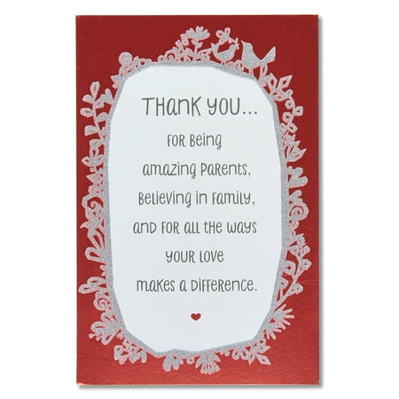 American Greetings Anniversary Card for Parents (Thank You)