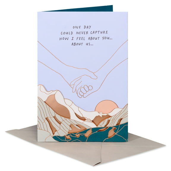 American Greetings Romantic Anniversary Card for Spouse (Holding Hands)
