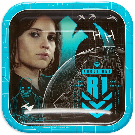 American Greetings Assorted Color Animation Birthday Paper Party Supply Set, (8 Pieces)