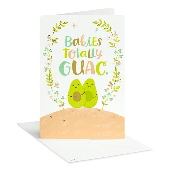 American Greetings Baby Shower Card (Babies Totally Guac)