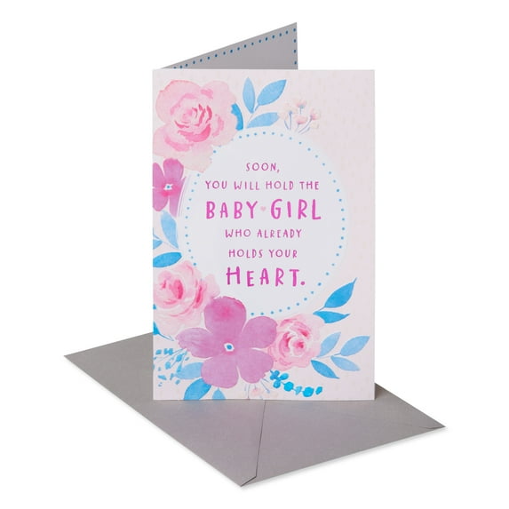 American Greetings Baby Shower Card for Girl (Celebrating You)