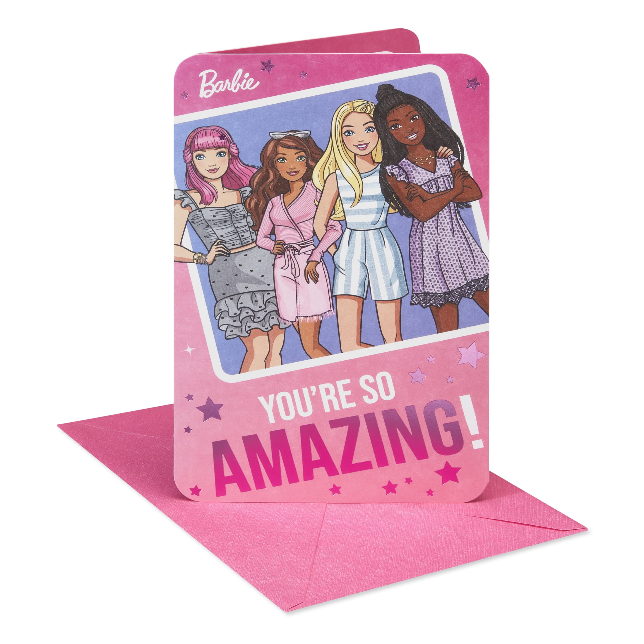 American Greetings Barbie Birthday Card for Kids (You're So Amazing!)