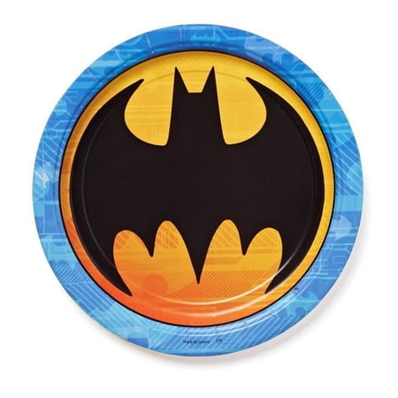 American Greetings Batman Party Supplies, Paper Dinner Plates (40-Count)