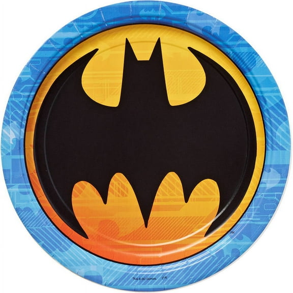 American Greetings Batman Party Supplies, Paper Dinner Plates, 8-Count