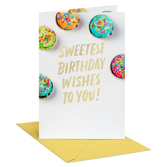 American Greetings Birthday Card for Anyone (Frosted and Fun)