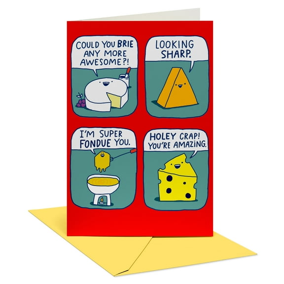 American Greetings Funny Birthday Card for Anyone (Cheesy Compliments)