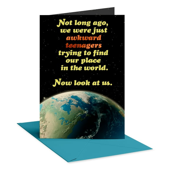 American Greetings Funny Birthday Card for Anyone (Look at Us)