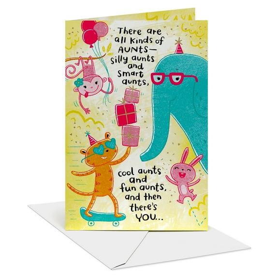 American Greetings Birthday Card for Aunt (Unique and Fun)