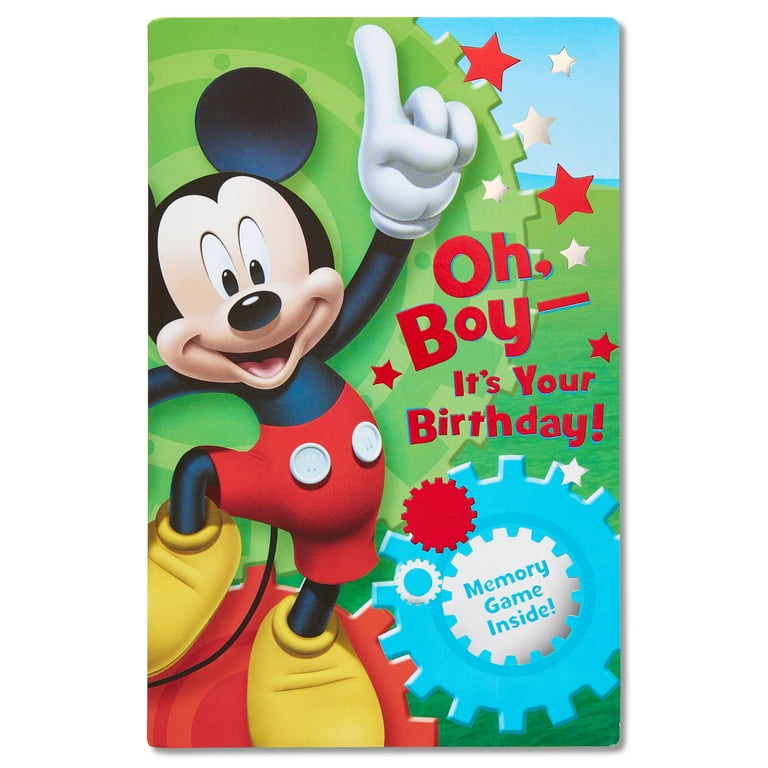 Mouse 4 Today Birthday | Greeting Card Mouse 4 Today Birthday | Greeting Card