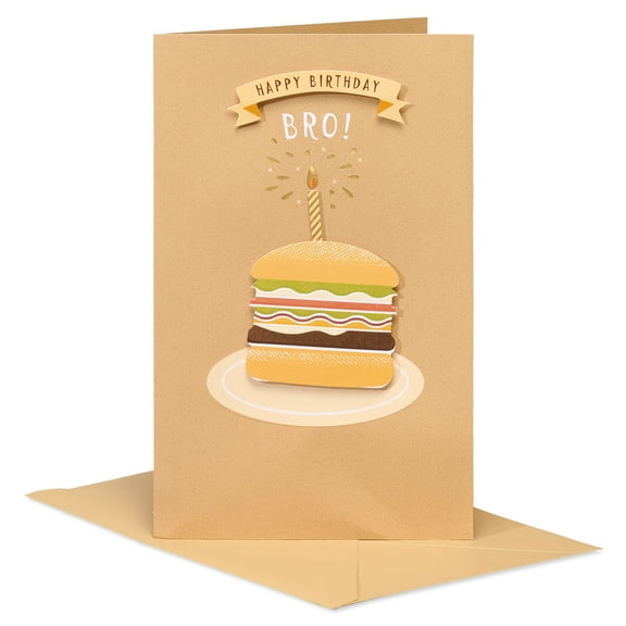American Greetings Birthday Card for Brother (Unique Brand)