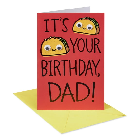 American Greetings Birthday Card for Dad (Taco Humor)