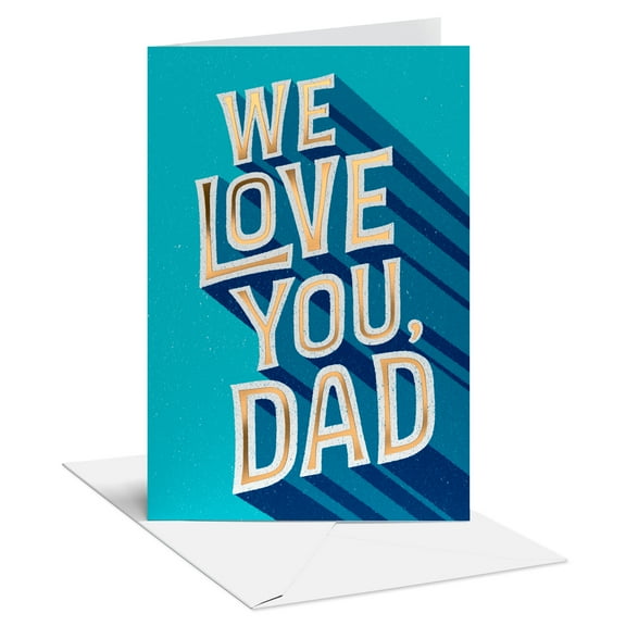 American Greetings Birthday Card for Dad from Us (Loving Wishes)
