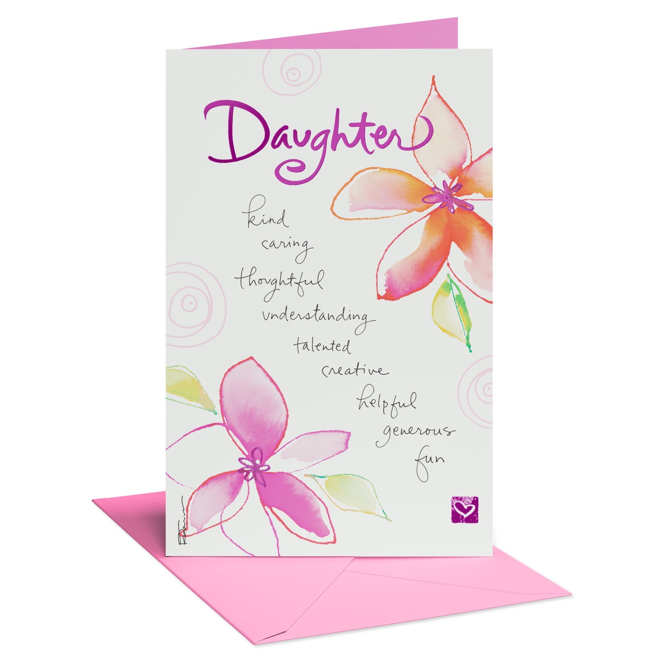 American Greetings Birthday Card for Daughter (Floral Whispers)