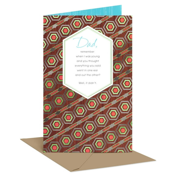 American Greetings Birthday Card for Dad (For Inspiring Me)