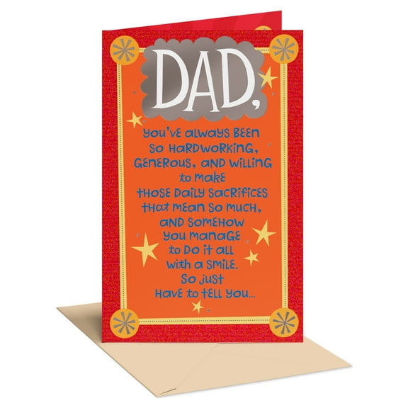 American Greetings Funny Birthday Card for Dad (You Da Man)