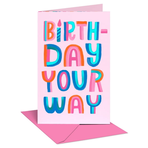 American Greetings Birthday Card for Girl (Birthday Your Way)