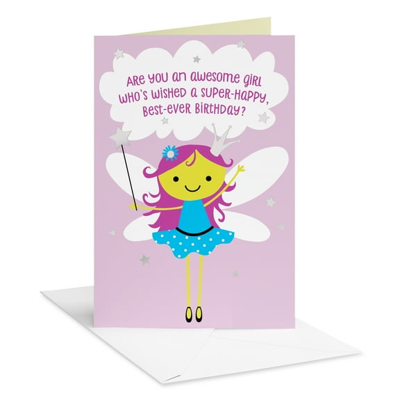American Greetings Birthday Card for Girl (Ballerina Wishes)