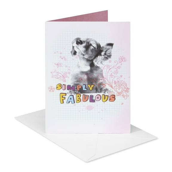 American Greetings Birthday Card for Girl (Simply Fabulous)
