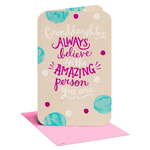 American Greetings Birthday Card for Granddaughter (Believe in Yourself)