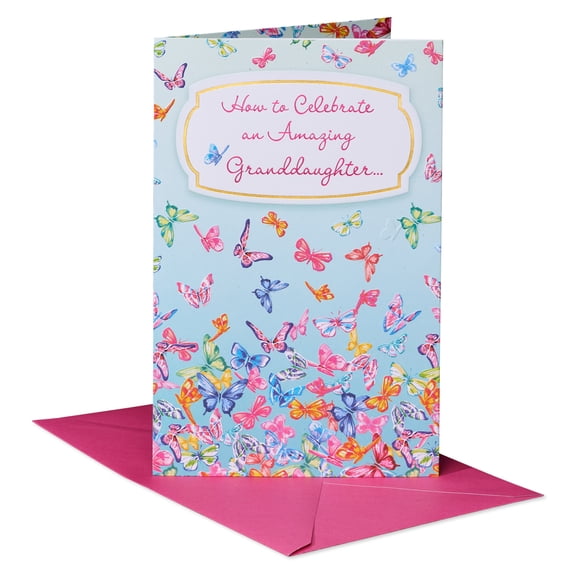 American Greetings Birthday Card for Granddaughter (Smart Inspiring Generous)