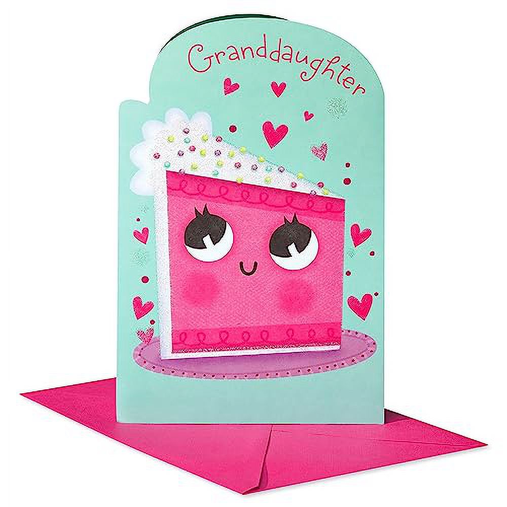 American Greetings Birthday Card for Granddaughter with Stickers (Pinch