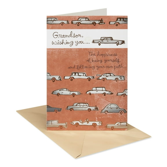 American Greetings Birthday Card for Grandson (Live Wisely)