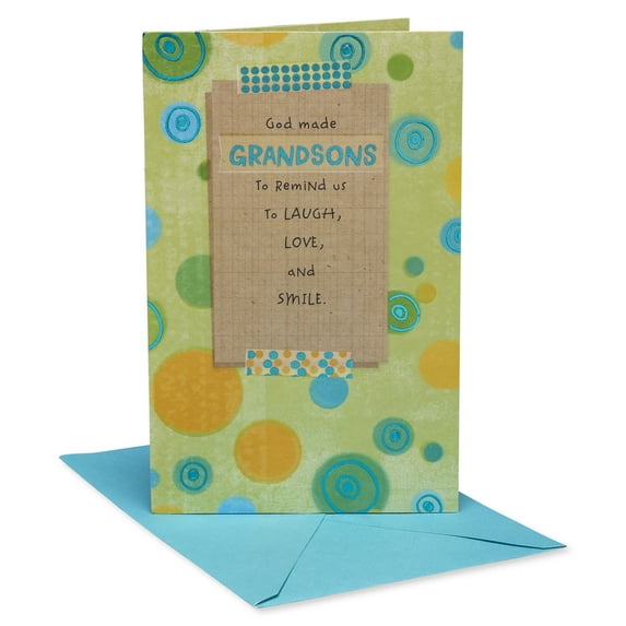 American Greetings Religious Birthday Card for Grandson (God’s Gift)