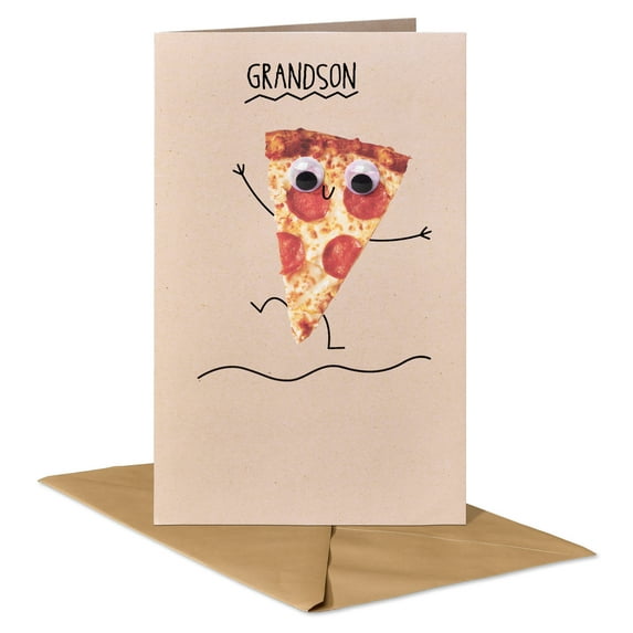American Greetings Funny Birthday Card for Grandson (Pizza Fun)