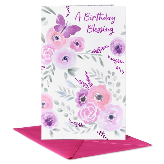 American Greetings Religious Birthday Card for Her (A Birthday Blessing)