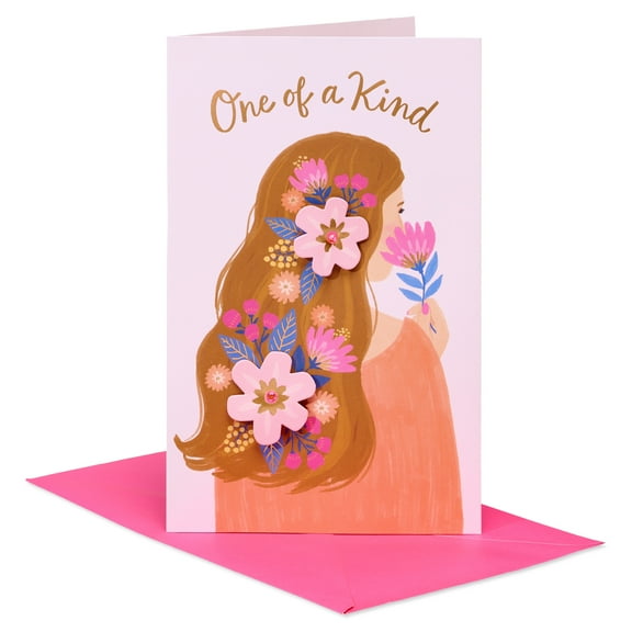 American Greetings Birthday Card for Her (Floral Elegance)