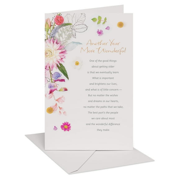 American Greetings Birthday Card for Her (Floral Medley)