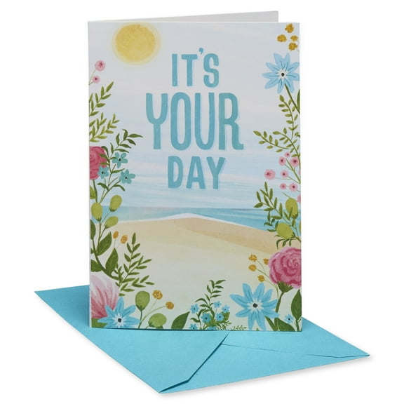 American Greetings Birthday Card for Her (It's Your Day)