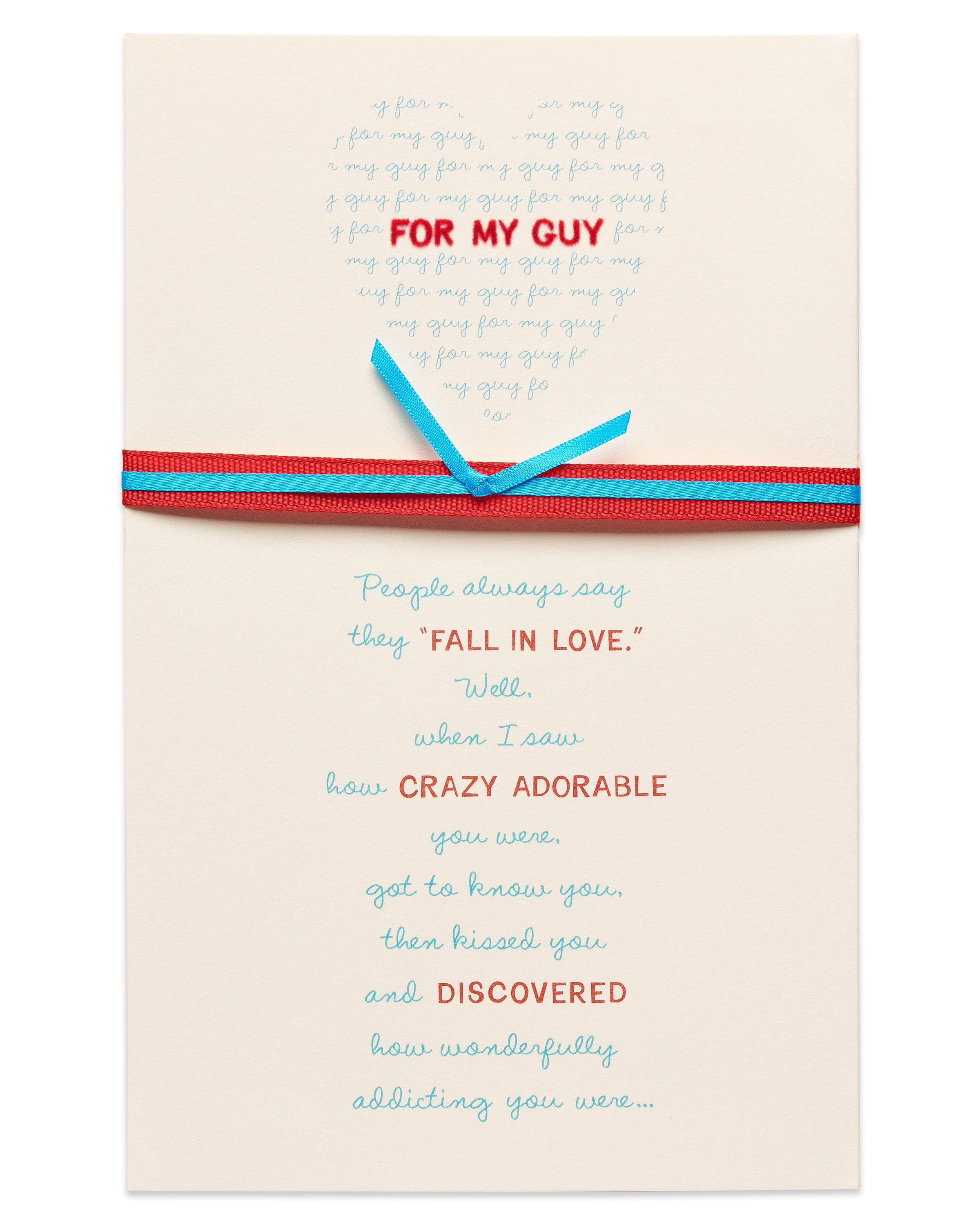 American Greetings Birthday Card for Husband (My Guy) - Walmart.com