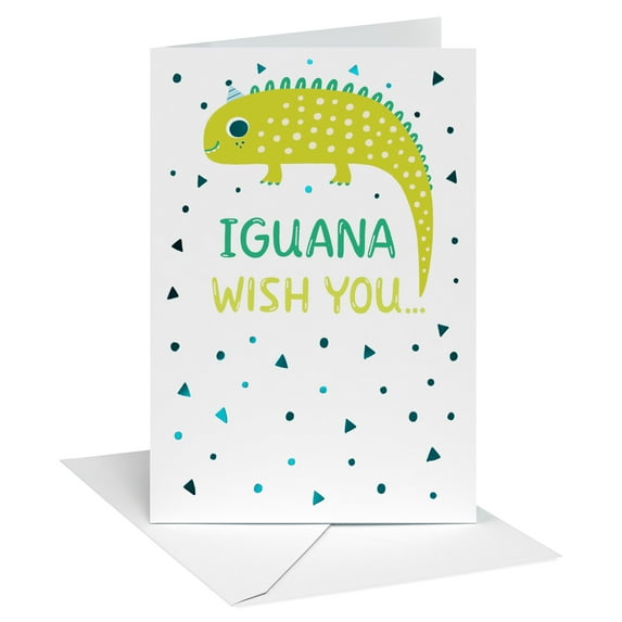 American Greetings Birthday Card for Kids (Iguana Wish You)