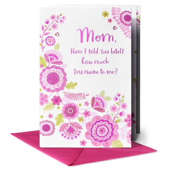 American Greetings Birthday Card for Mom (Flowing Flowers)