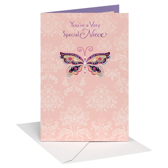 American Greetings Birthday Card for Niece (Butterfly Wishes)