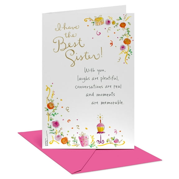American Greetings Birthday Card for Sister (Best Moments)