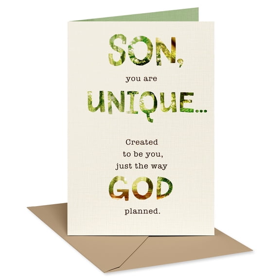 American Greetings Religious Birthday Card for Son (God's Plan)