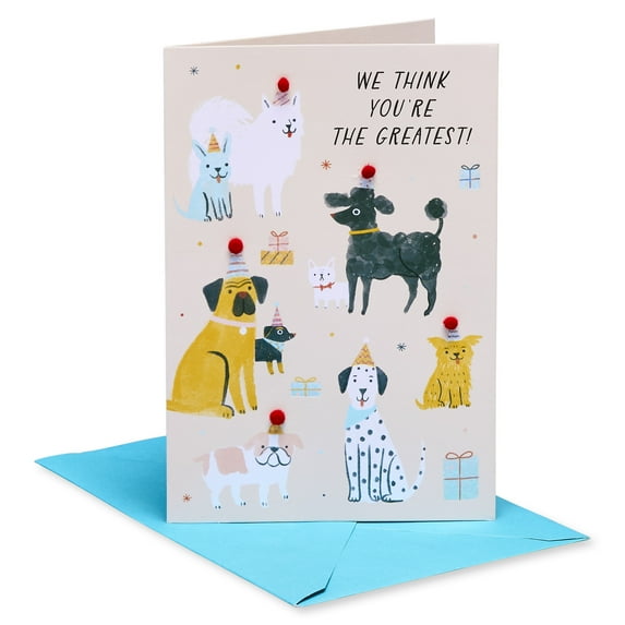 American Greetings Birthday Card from All of Us (Furry Friends Celebration)