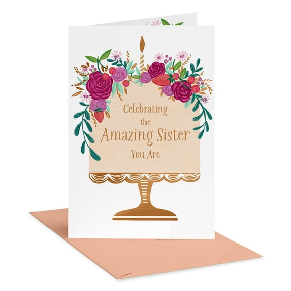 American Greetings Birthday Greeting Card for Sister (Happy Surprises!)
