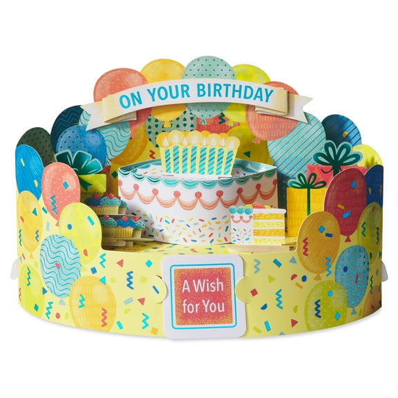 American Greetings Magic Moments Pop Up Bithday Card for Anyone (Happiest Ever)