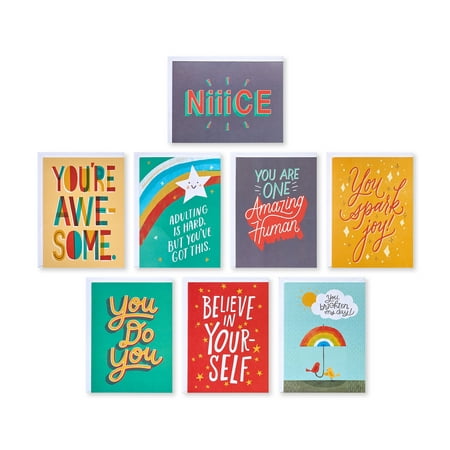 American Greetings Blank Cards with Envelopes for All Occasions, Inspirational, Thank You(48-Count)